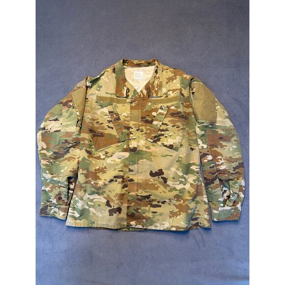 US Military Other - Military Combat Green Camo Uniform Shirt Top Insect Guard Med. Long